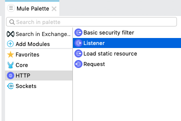 Select listener