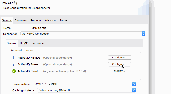 Configuring Required JMS Libraries