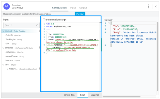 fd tour of the transform card script