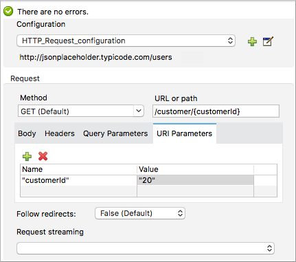 http mule4 uriparams