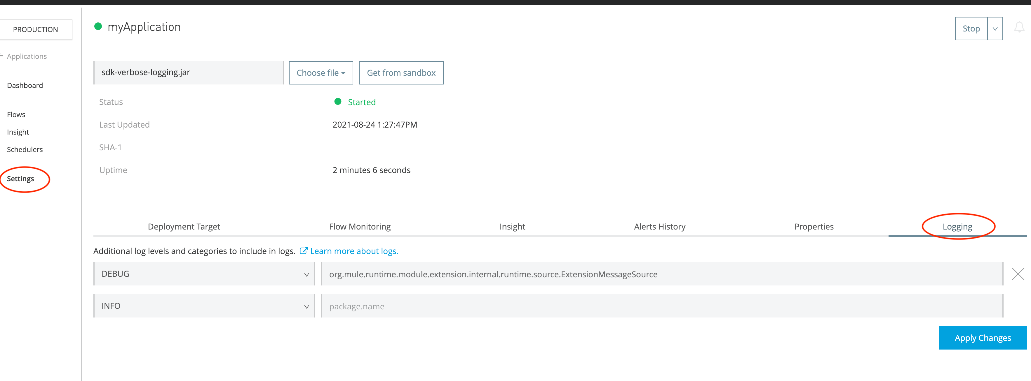 sdk-verbose-logging-runtime-manager