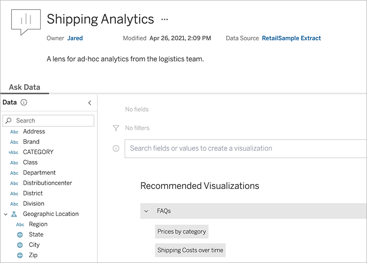 Une loupe «&nbsp;Parlez aux données&nbsp;»