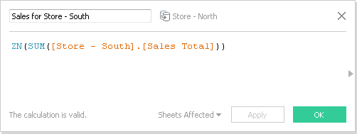 Une formule pour calculer les ventes totales d’un magasin.