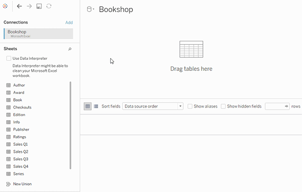 Modello di dati con due join.