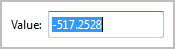 날짜를 필드에 직접 입력한 값 필드입니다.
