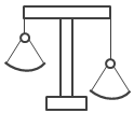 Uma história de dados que mostra contraste entre dois assuntos.