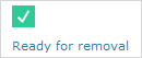 O arquivo está pronto para remoção.