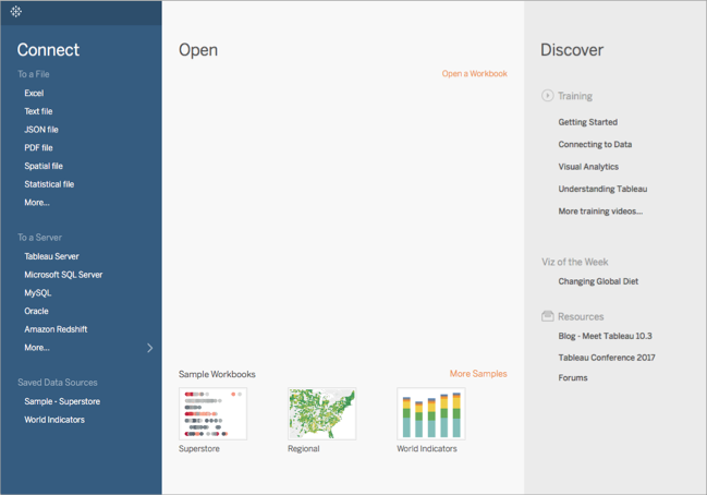 Tableau Cloud-anslutningsrutan.