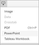 เมนูบริบทดาวน์โหลดพร้อมตัวเลือกในการดาวน์โหลด PowerPoint ที่ไฮไลต์ไว้