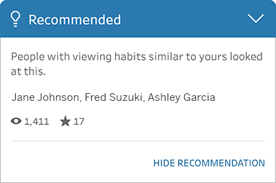 Recommendation description