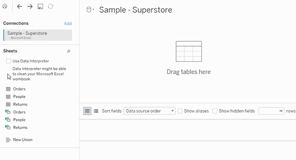 将表添加到联接。