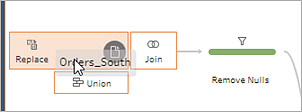 取代 Tableau Prep 中的欄位。