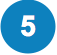 Symbol der Nummer 5.