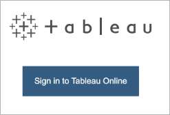Tableau Online sign-in pop-up.