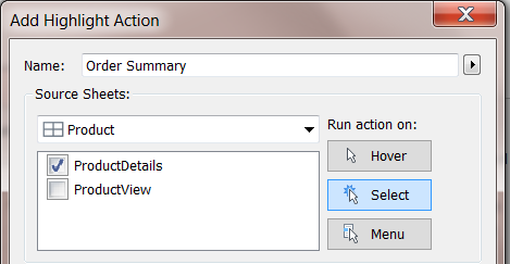 A dialog box displays options to add a highlight action.