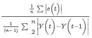 Une formule mathématique.