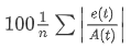 Formula matematica espressa nella notazione di sommatoria.