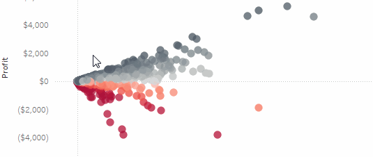 除外するマークを選択します。