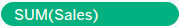 「売上合計」というラベルの付いたメジャーの例。