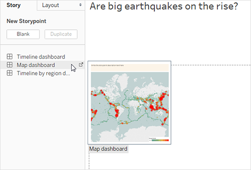 1981 年 11 月 27 日以降のマグニチュード 4.000 の地震を表示するようにフィルターが設定された地図。