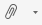 Een bijlagepictogram in de vorm van een paperclip en een pictogram voor het contextmenu.