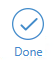 Ikonen för klar.