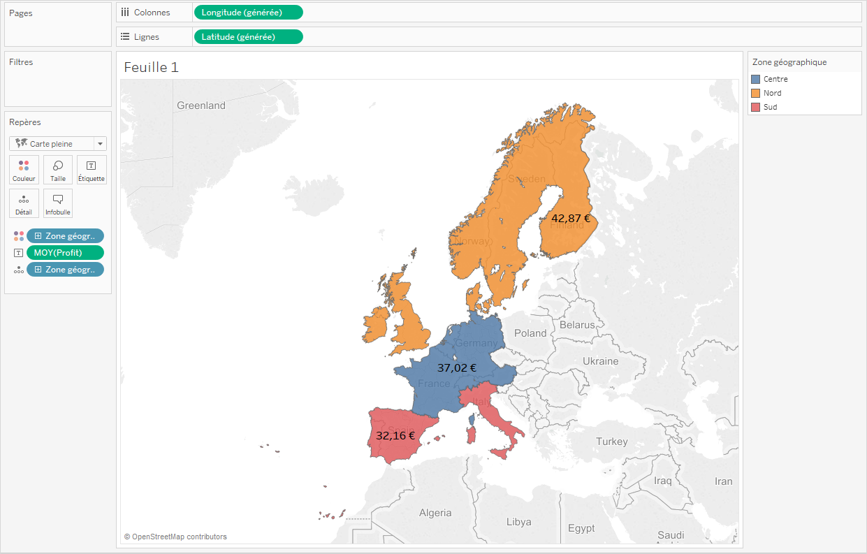 已新增地區欄位的檢視。